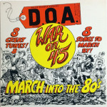 DOA - War on 45 USA LP 1984 2nd Pressing 